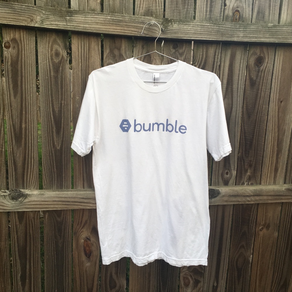 White Bumble Dating App T-Shirt